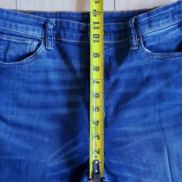 Ralph Lauren Jeans Womens 32x25 Mom High Rise Skinny USA Flag Boho Denim Supply - Picture 11 of 13